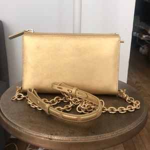 Dagne Dover Original Wallet Clutch, Gold